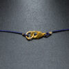 Pearl & Blue Sapphire Gemstone Jadau Ball Lac Necklace Ln011102