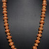 Traditional Gold Coated Nakshi Ball Earring & Necklace Ln011105