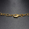 Black Onyx & Gold Coated Nakshi Ball Earring & Necklace Ln011107