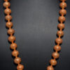 Traditional Gold Coated Nakshi Ball Earring & Necklace Ln011108