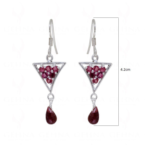 Tourmaline Gemstone Studded 925 Sterling Silver Earrings SE04-1127