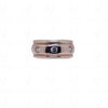 White Topaz Studded 925 Sterling Silver Band Ring SR-1001