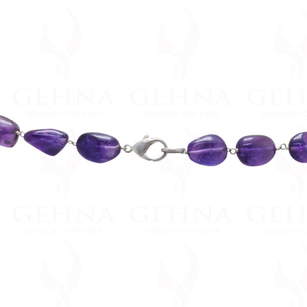 18" Amethyst Tumble Chain In .925 Sterling Silver CS-1001