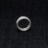 White Topaz Studded 925 Sterling Silver Band Ring SR-1001
