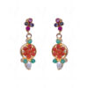 All Time Favourite - Multicolor Stone Studded Necklace & Earring Set FN-1003