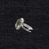 Aquamarine Gemstone Studded 925 Sterling Silver Cocktail Ring SR-1003