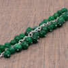 Emerald Gemstone Melon Shape Bead Bracelet BS-1004