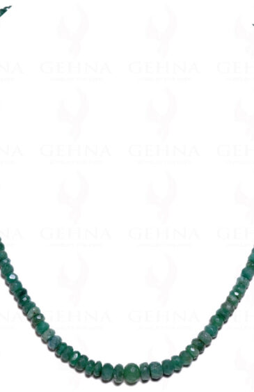 Emerald Gemstone Round Faceted Bead Strand NP-1005
