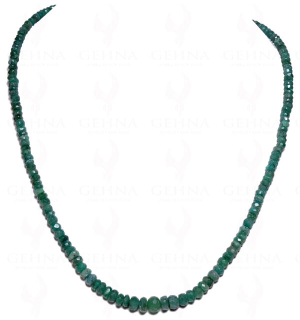 Emerald Gemstone Round Faceted Bead Strand NP-1005