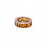 Citrine Gemstone Studded 925 Sterling Silver Ring SR-1005
