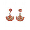 Jade & Pearl Studded Beautifully Crafted Necklace & Earring Set FN-1005