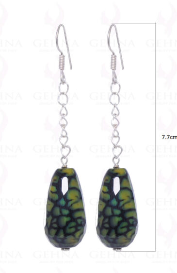 Onyx Gemstone Earrings Made In .925 Sterling Silver ES-1008