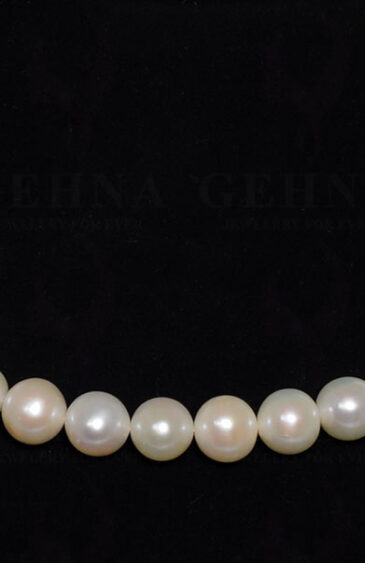 10 Mm Natural Sea Water Pearl Necklace NM-1009