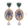 Pearl & Multicolor Onyx Studded Festive Earrings FE-1013