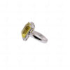 Lemon Topaz Gemstone Studded 925 Sterling Silver Cocktail Ring SR-1018