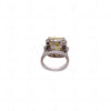 Lemon Topaz Gemstone Studded 925 Sterling Silver Cocktail Ring SR-1018