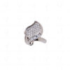White Topaz Studded 925 Sterling Silver Cocktail Ring SR-1019