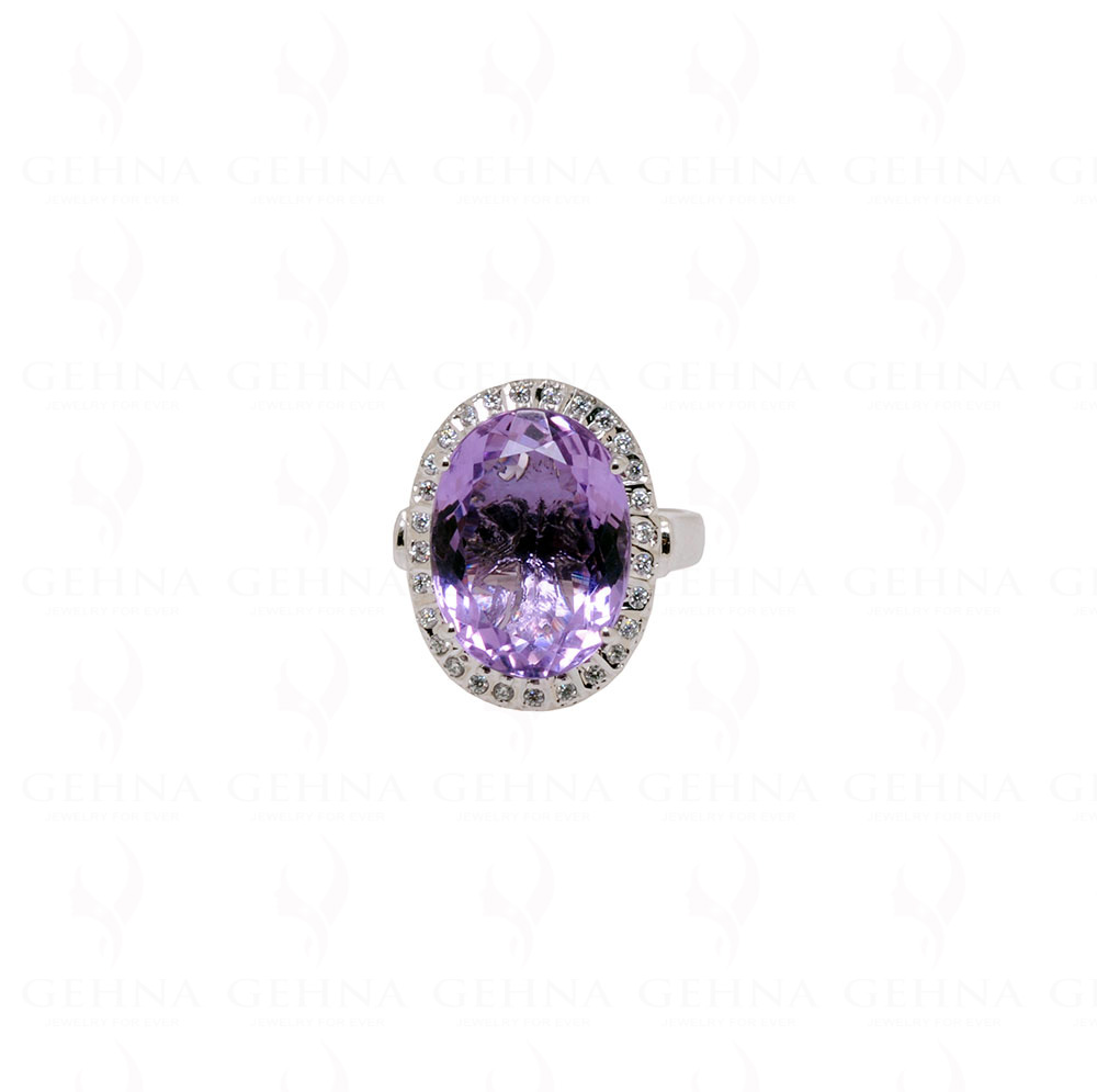 4.39 CTTW Amethyst and Diamond Cocktail Ring in Rose Gold | New York  Jewelers Chicago
