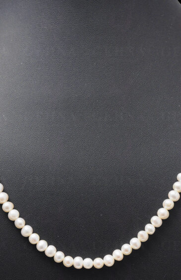 6 Mm Natural Fresh Water Pearl Gemstone Round Bead NM-1020