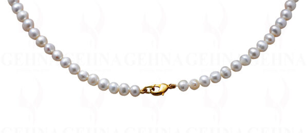 6 Mm Natural Fresh Water Pearl Gemstone Round Bead NM-1020