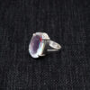 Multicolor Mystic Quartz Gemstone Studded 925 Sterling Silver Ring SR-1024