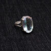 Multicolor Mystic Quartz Gemstone Studded 925 Sterling Silver Ring SR-1024