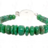 Green Onyx & Chrysoprase Gemstone Plain Bead Bracelet BS-1025