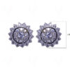 Simulated Diamond Studded Elegant Pair Of Earrings FE-1026
