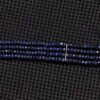 4 Rows Blue Sapphire Gemstone Bead Bracelet BS-1028
