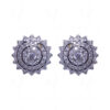 Simulated Diamond Studded Festive Earrings FE-1028