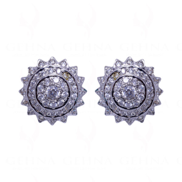 Simulated Diamond Studded Festive Earrings FE-1028