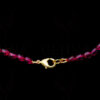 Spinel Studded Pendant Attached With Tourmaline Color Tear Drop Chain FN-1030