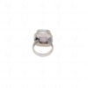 Rose Quartz Gemstone Studded 925 Sterling Solid Silver Ring SR-1030