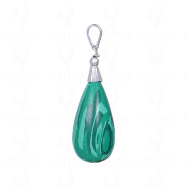 Malachite Gemstone Pendant & Earring Set Made In .925 Solid Silver ES-1031