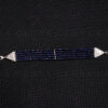 5 Rows African Blue Sapphire Gemstone Bead Bracelet BS-1033