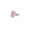 Rose Quartz Gemstone Studded 925 Sterling Solid Silver Ring SR-1034