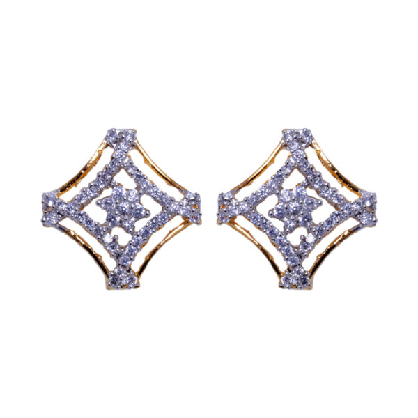 Exclusive Cubic Zirconia Studded Beautiful Pendant & Earring Set FP-1034