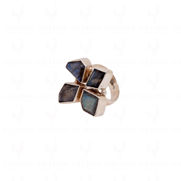 Labradorite Gemstone Studded 925 Sterling Solid Silver Ring SR-1035