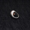Rose Quartz Gemstone Studded 925 Sterling Solid Silver Ring SR-1037