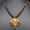 Indian Traditional Style Hessonite Gemstone Studded Necklace FN-1038