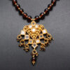 Indian Traditional Style Hessonite Gemstone Studded Necklace FN-1038