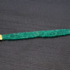 4 Rows Of Emerald Gemstone Faceted Bead Bracelet BS-1040