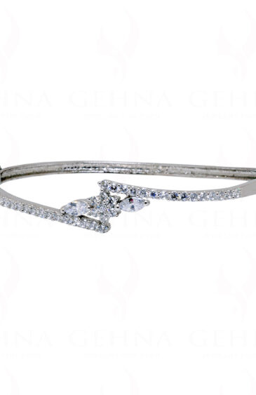 Cubic Zirconia Studded Elegant & Delicate Bracelet FB-1043