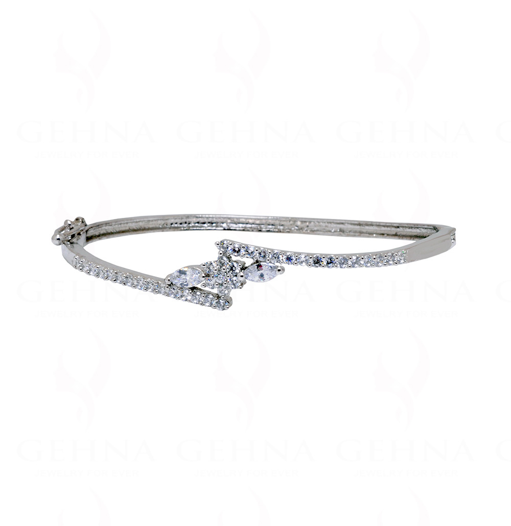 Cubic Zirconia Studded Elegant & Delicate Bracelet FB-1043