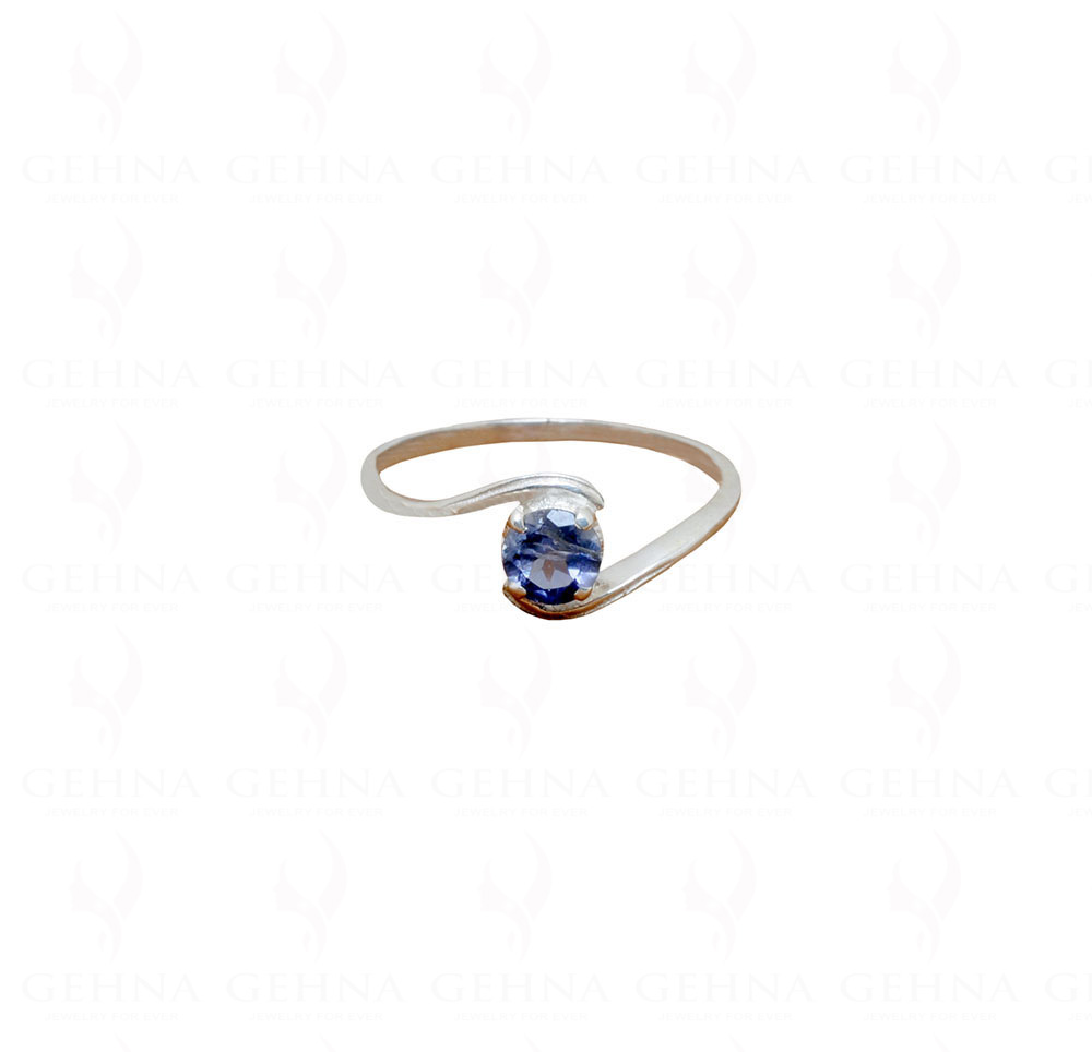 Fancy cut Iolite Yellow Gold Ring Gemstone Solitaire recycled 14k stat – by  Angeline