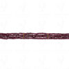4 Rows Of Red Garnet Gemstone Faceted Bead Bracelet BS-1044