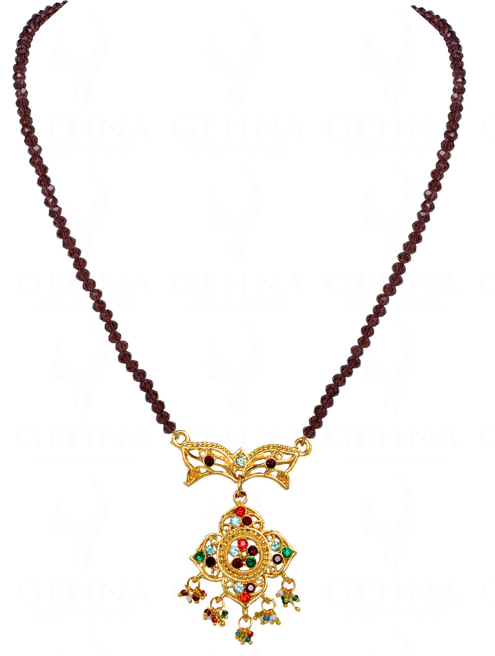 Garnet Necklace : January Birthstone - Danique Jewelry
