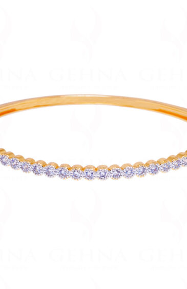 Combo Offer – Sparkling Cubic Zirconia Studded Stylish bracelet & Ring FB-1046