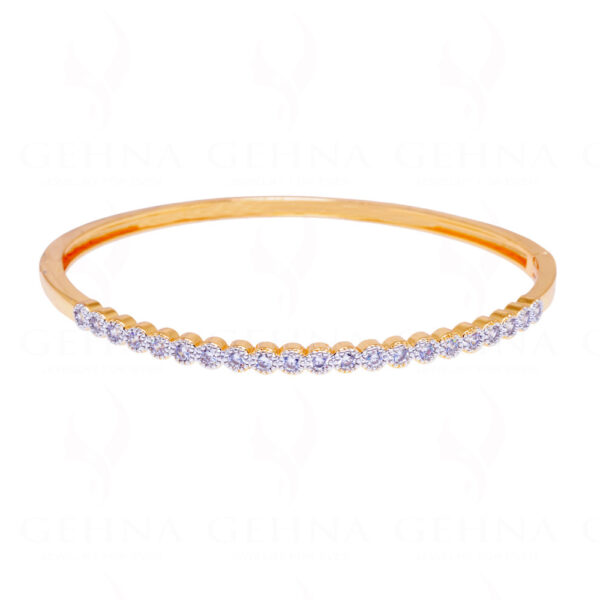 Combo Offer - Sparkling Cubic Zirconia Studded Stylish bracelet & Ring FB-1046