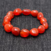 Carnelian Gemstone Beaded Flexible Bracelet BS-1048